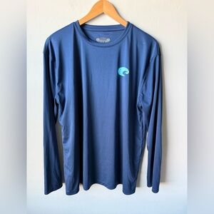 Costa Navy Long Sleeve Tee